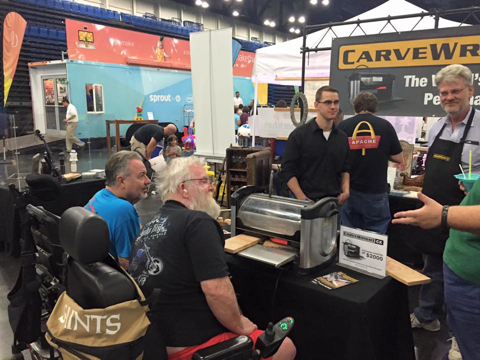 CarveWright Maker Faire Booth